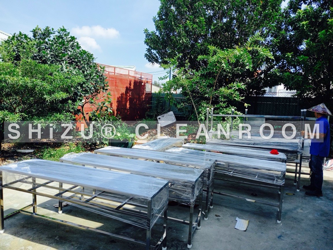 Bàn inox 304 Phòng sạch GMP | SHiZU CLEANROOM
