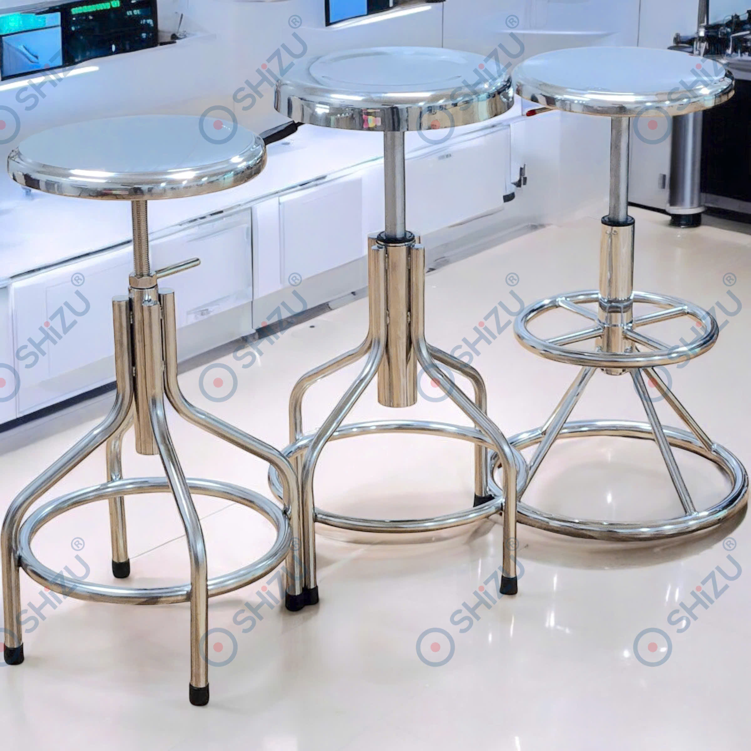 Ghế Inox Phòng sạch - Ghế inox Phòng thí nghiệm - SHiZU CLEANROOM