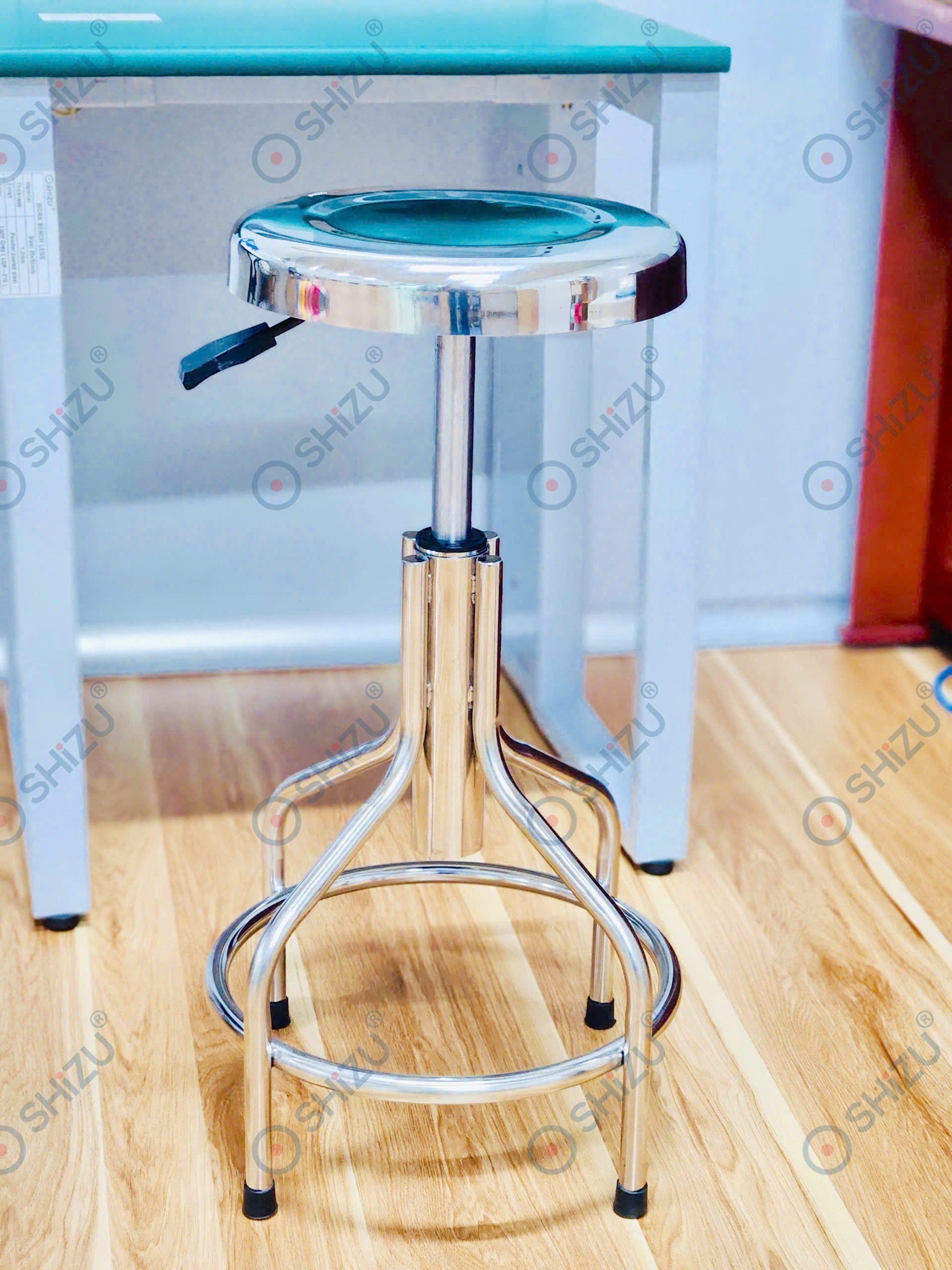 Ghế inox phòng sạch | Ghế inox phòng thí nghiệm | SHiZU CLEANROOM (Nhà sản xuất)