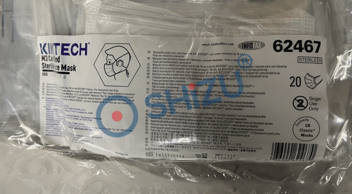 Cleanroom Kimtech Facemask (Khẩu trang Phòng sạch Kimtech)
