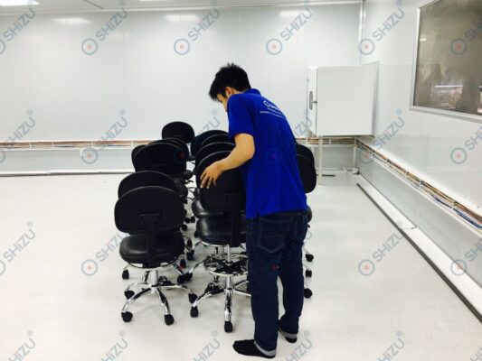 Ghế phòng sạch - Ghế chống tĩnh điện có lưng tựa