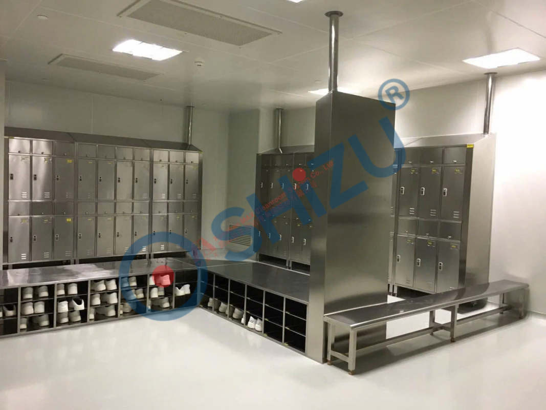 Tủ quần áo inox phòng sạch cho khu thay đồ GMP