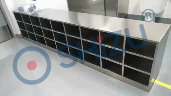 Bục bước qua phòng sạch | Bục thay giày phòng sạch | SHiZU CLEANROOM