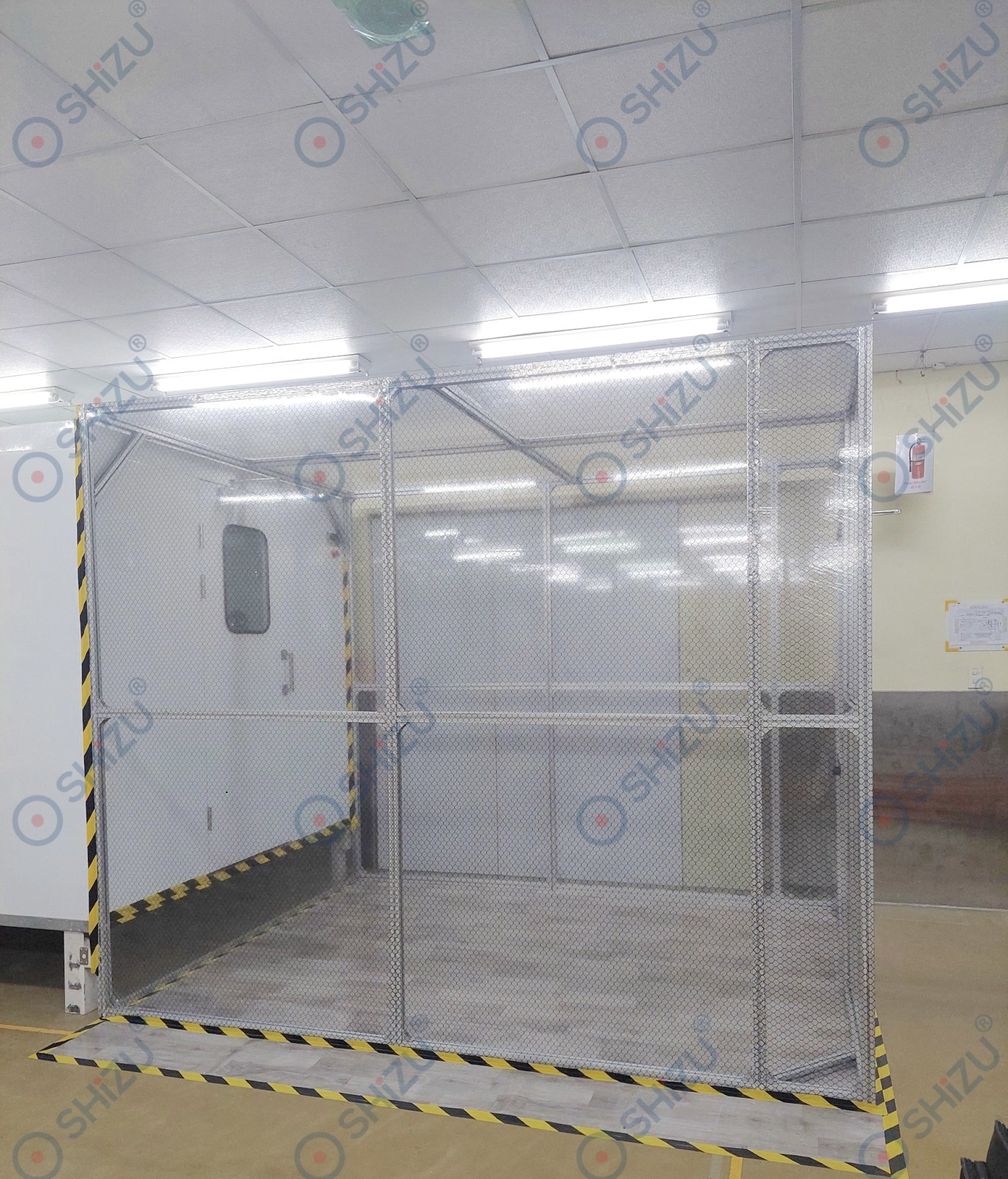 Clean Booth khung nhôm định hình kết hợp màng PVC chống tĩnh điện