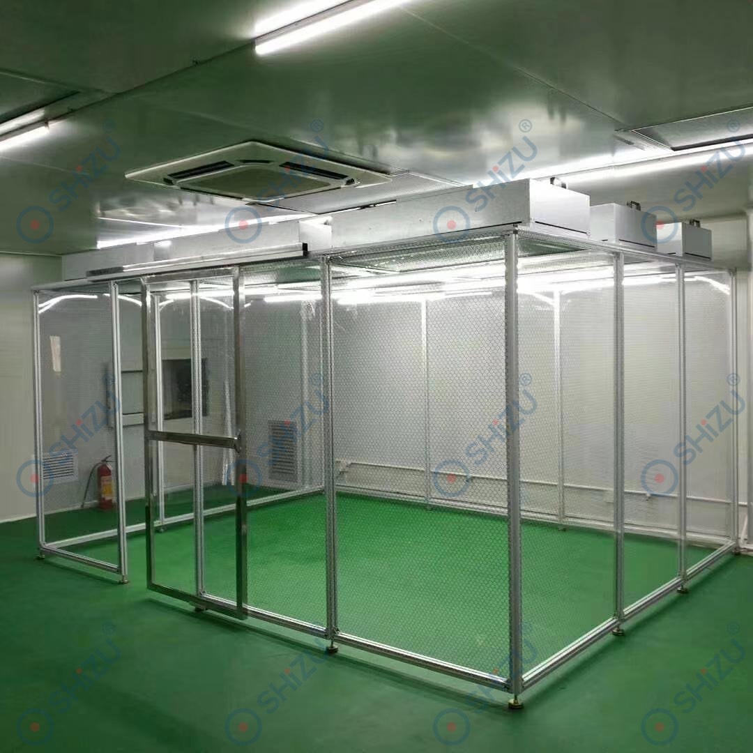 Clean Booth bằng khung nhôm định hình và màng PVC chống tĩnh điện