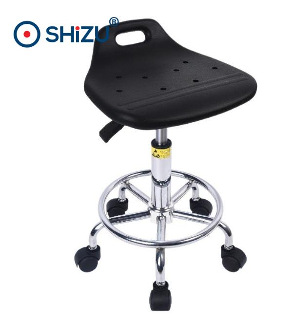 Ghế chống tĩnh điện không tựa có tay nắm | SHiZU CLEANROOM