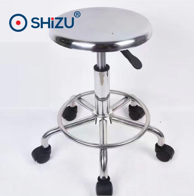 Ghế chống tĩnh điện không tựa mặt inox | SHiZU CLEANROOM