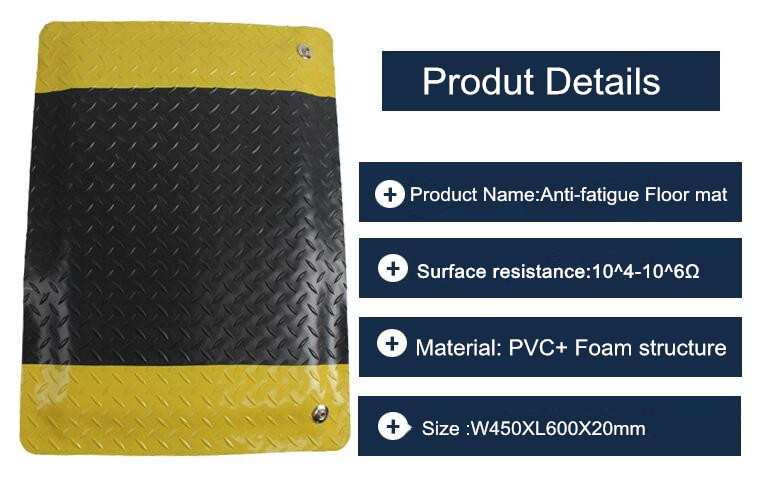 Cấu tạo thảm cao su chống mỏi chân chống tĩnh điện | SHiZU CLEANROOM