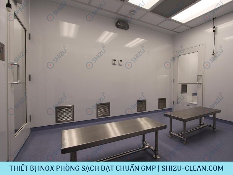 Thiết kế Phòng Gowning Room cho Phòng sachJ Dược phẩm