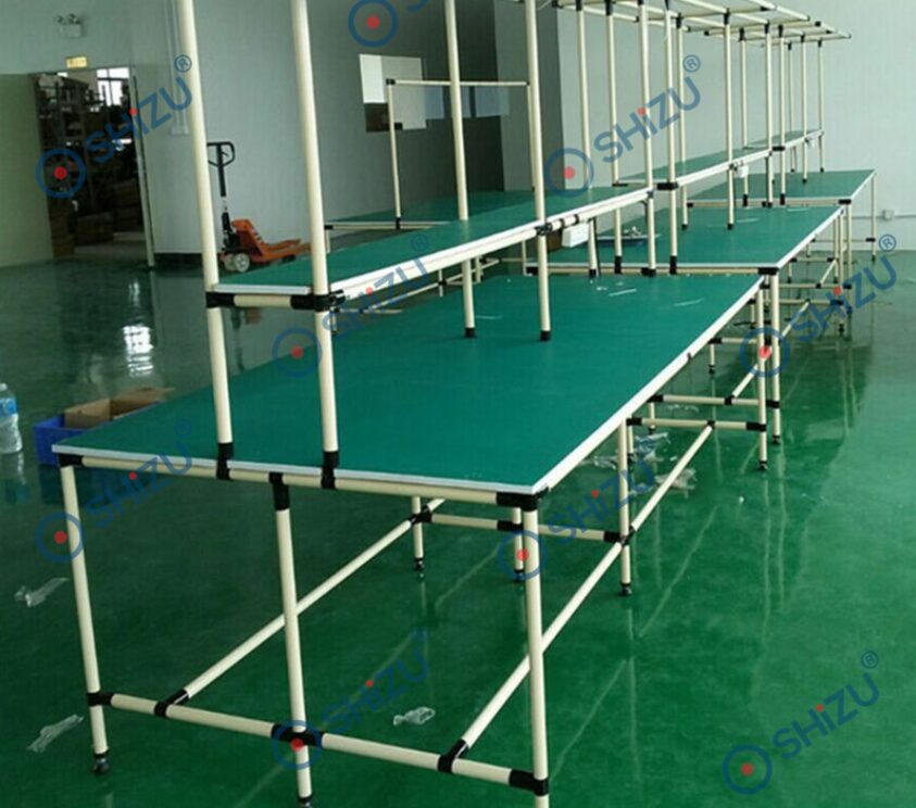 Bàn thao tác chống tĩnh điện lắp ghép bằng ống khớp kim loại | SHiZU CLEANROOM (3)