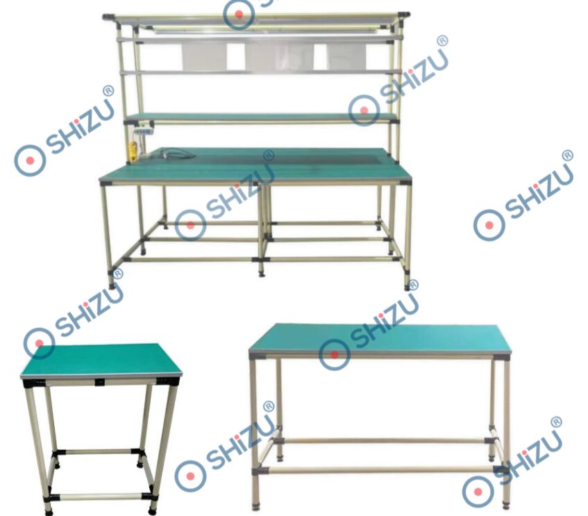 Bàn thao tác chống tĩnh điện lắp ghép bằng ống khớp | SHiZU CLEANROOM