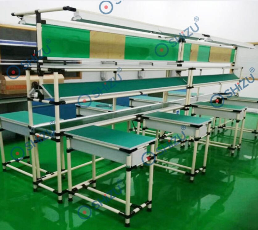 Bàn thao tác chống tĩnh điện lắp ghép bằng ống khớp kim loại | SHiZU CLEANROOM (4)