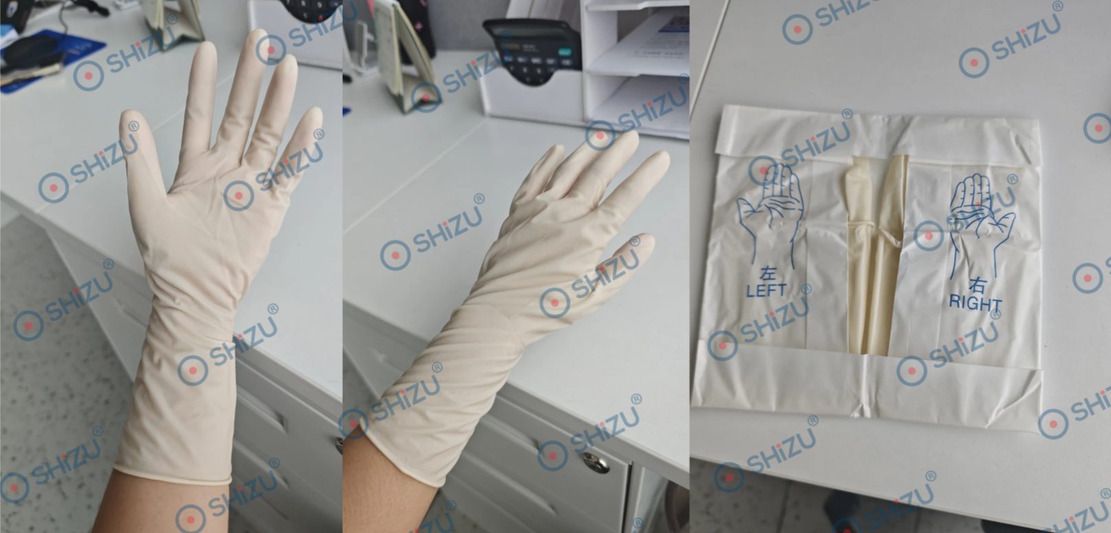 Găng tay latex Phòng sạch 12" | SHiZU CLEANROOM