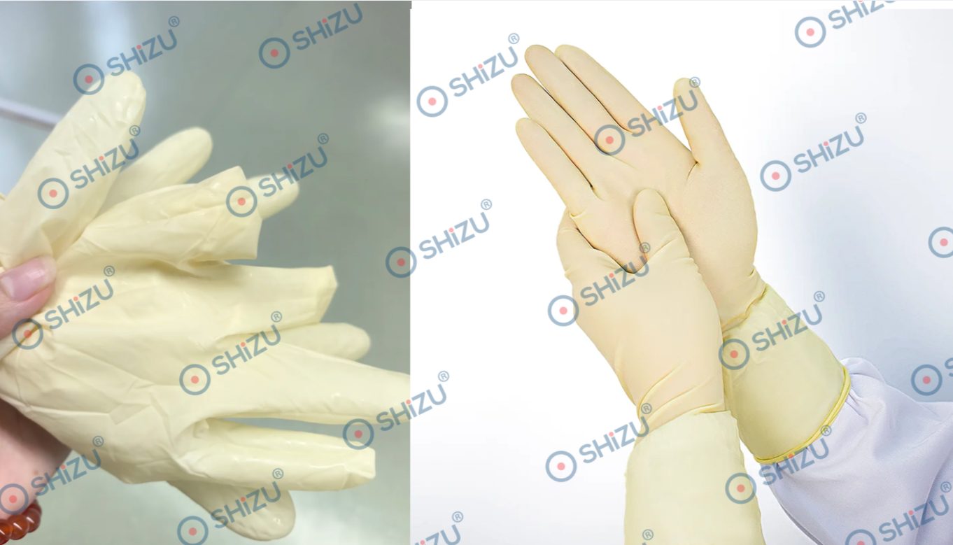 Găng tay Latex Phòng sạch | SHiZU CLEANROOM