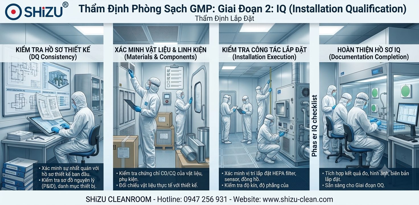 Giai Đoạn 2 IQ (Installation Qualification) - Thẩm Định Lắp Đặt