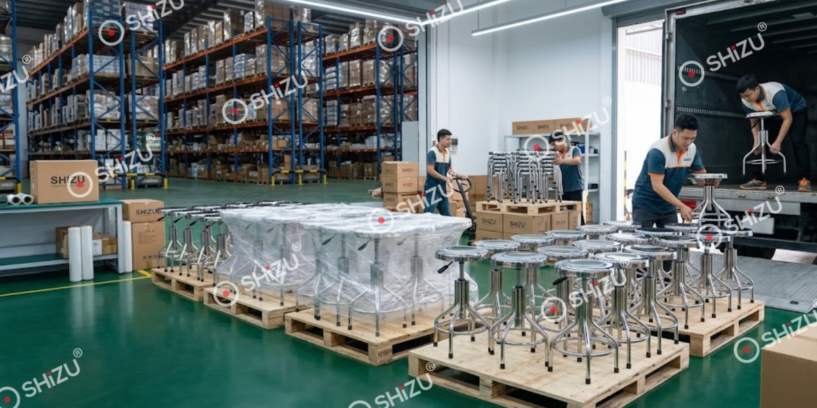 Ghế inox phòng thí nghiệm bằng inox 304 | SHiZU CLEANROOM