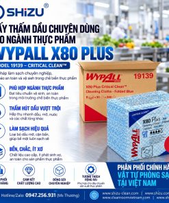 WypAll X80 Plus 19139 Kimberly-Clark - giấy lau chuyên dụng ngành thực phẩm