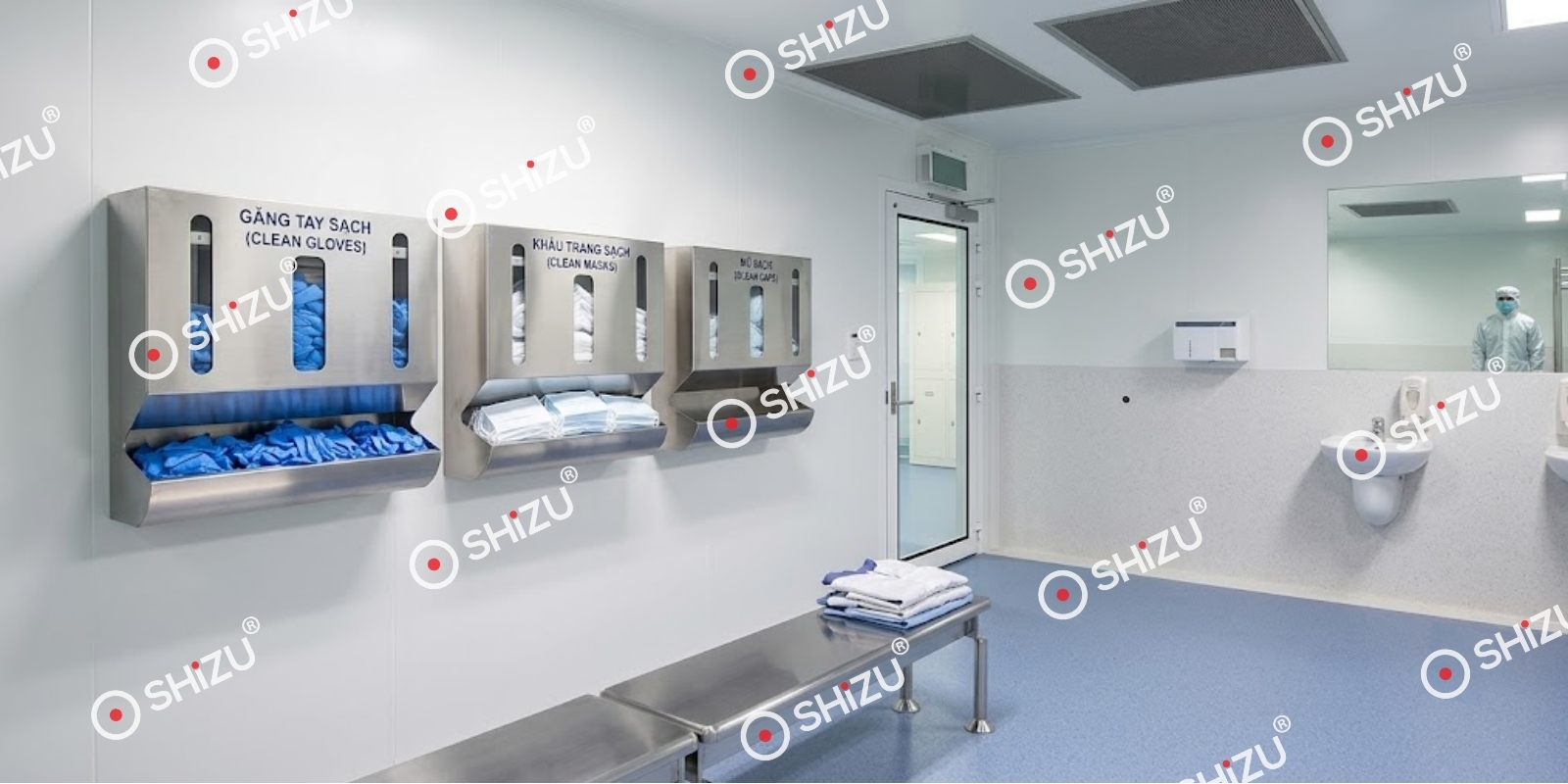 Hộp đựng găng tay Phòng sạch | SHiZU CLEANROOM sản xuất